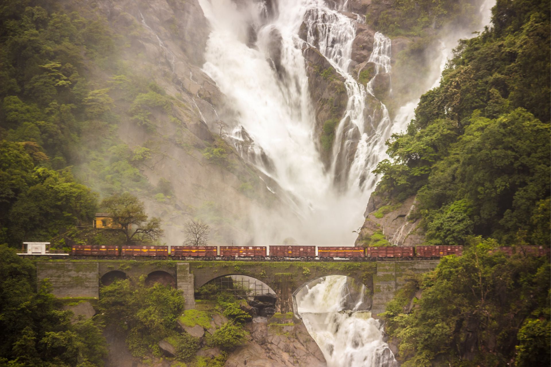 Dudhsagar Waterfall near Goa
