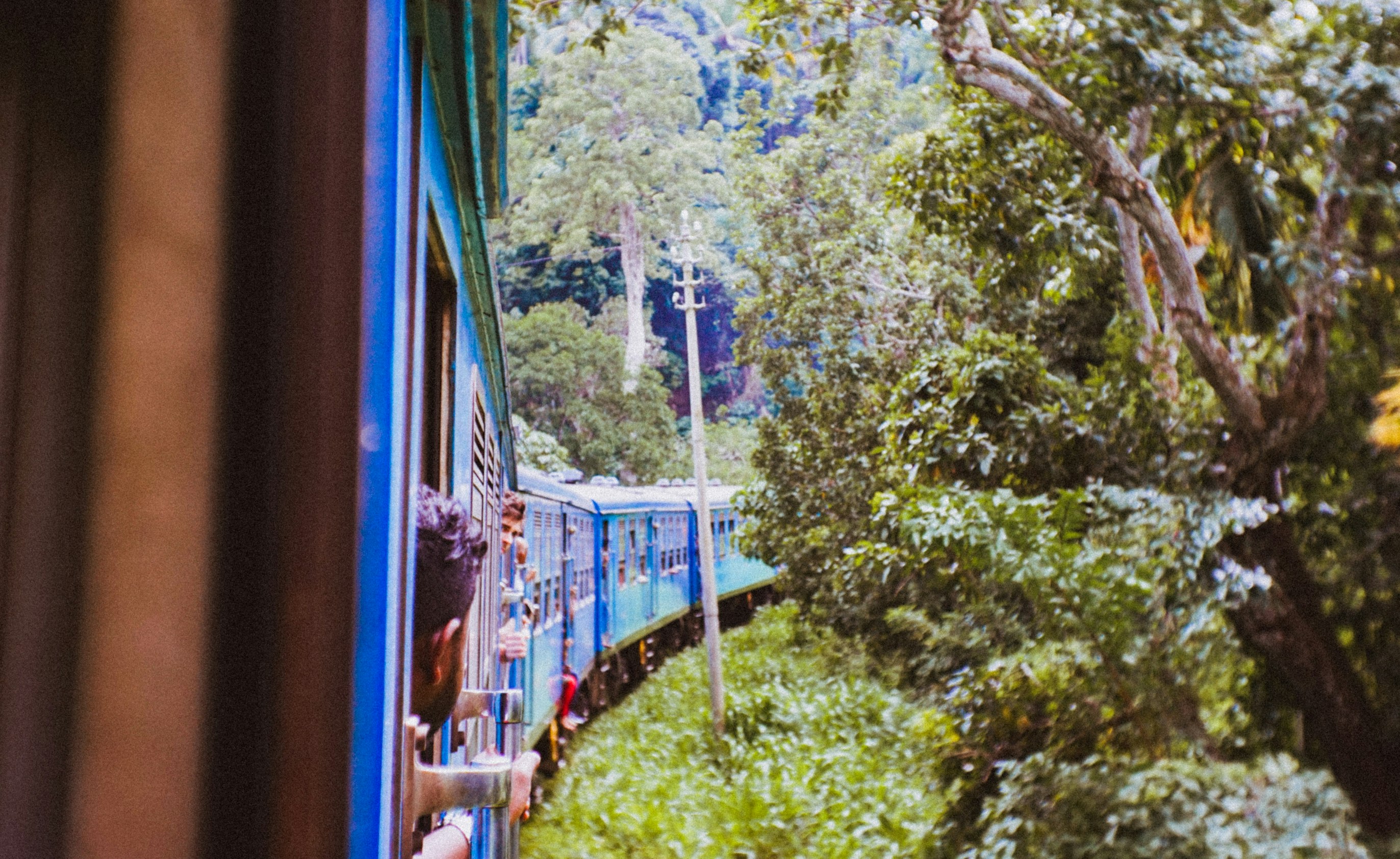 Darjeeling’s valleys shrouded in mist, Toy Train winding through tea gardens