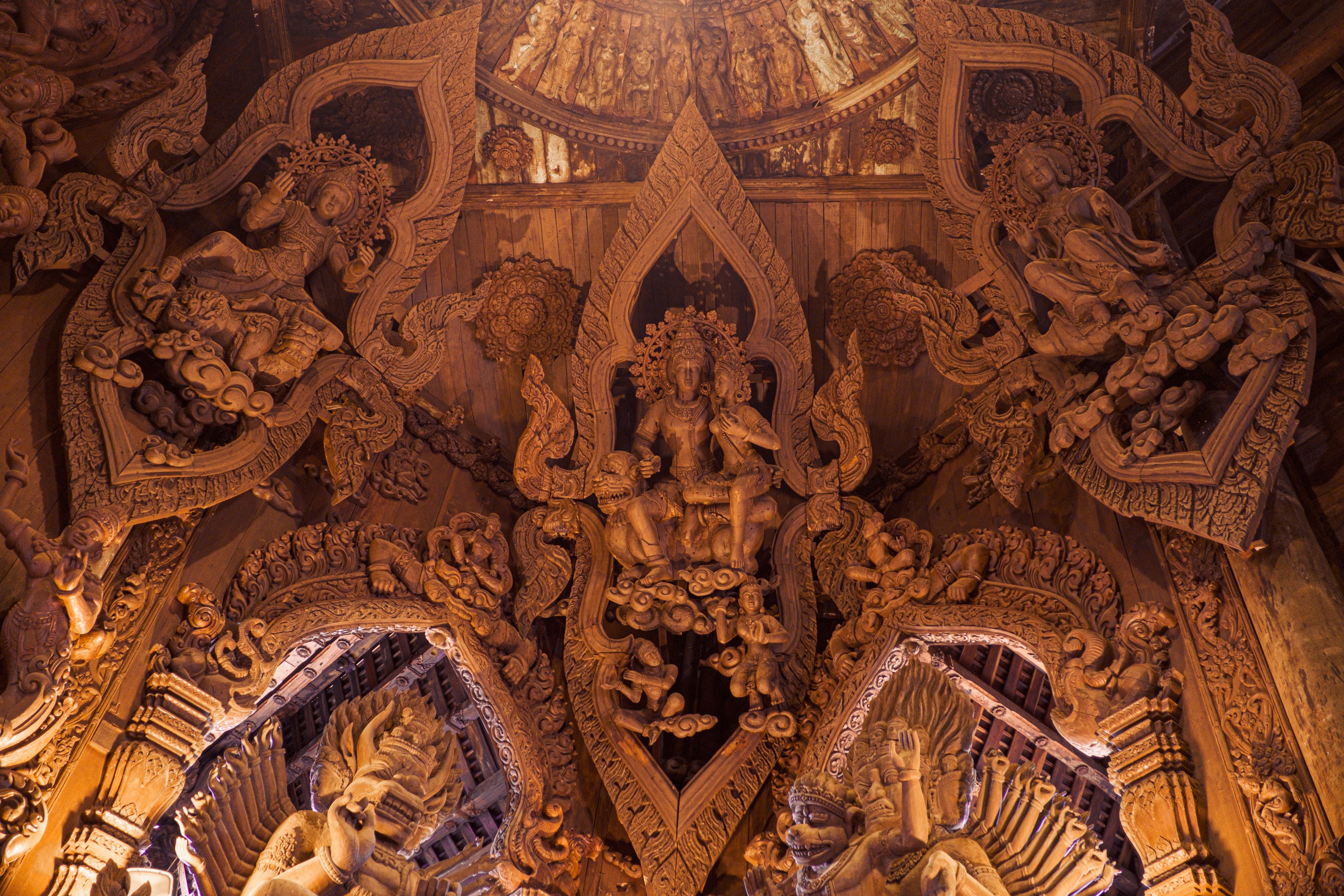 ntricately carved erotic temples