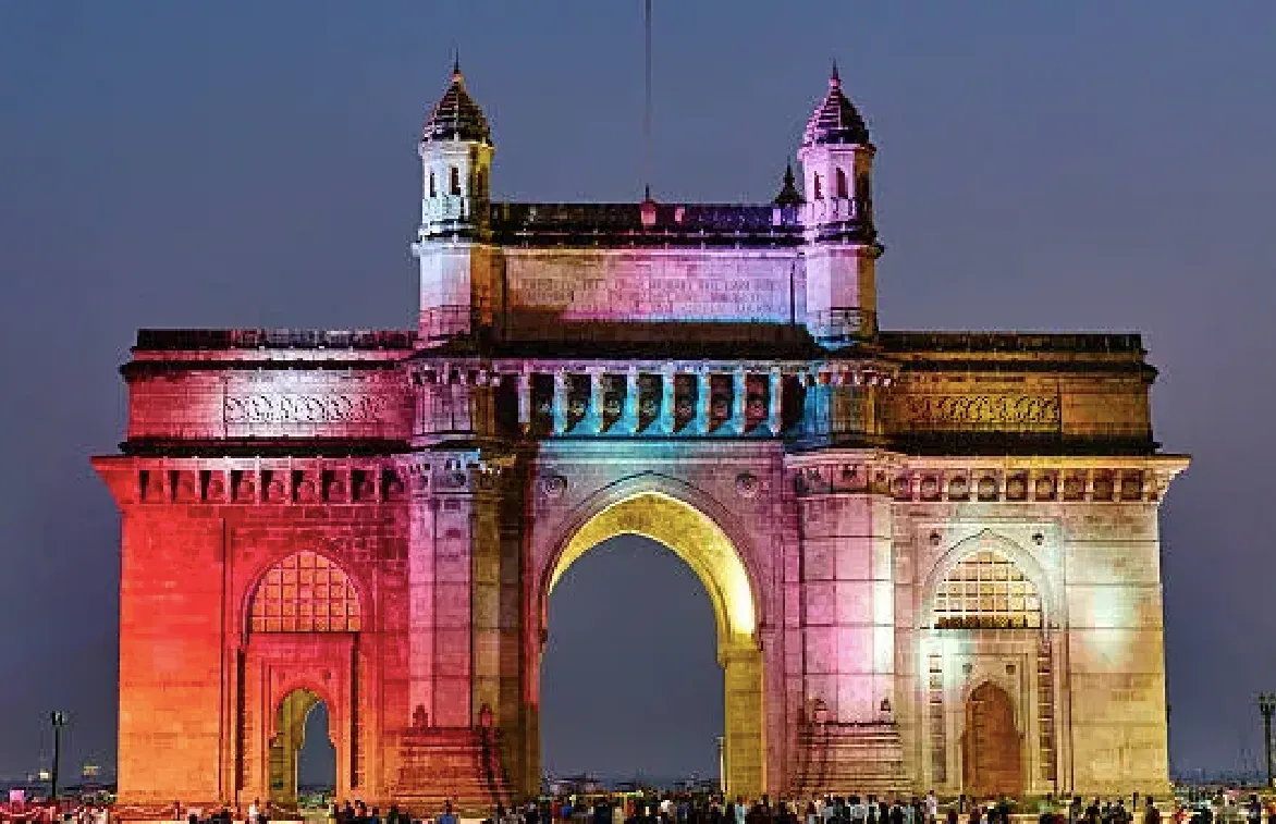 Colaba Causeway and Gateway of India