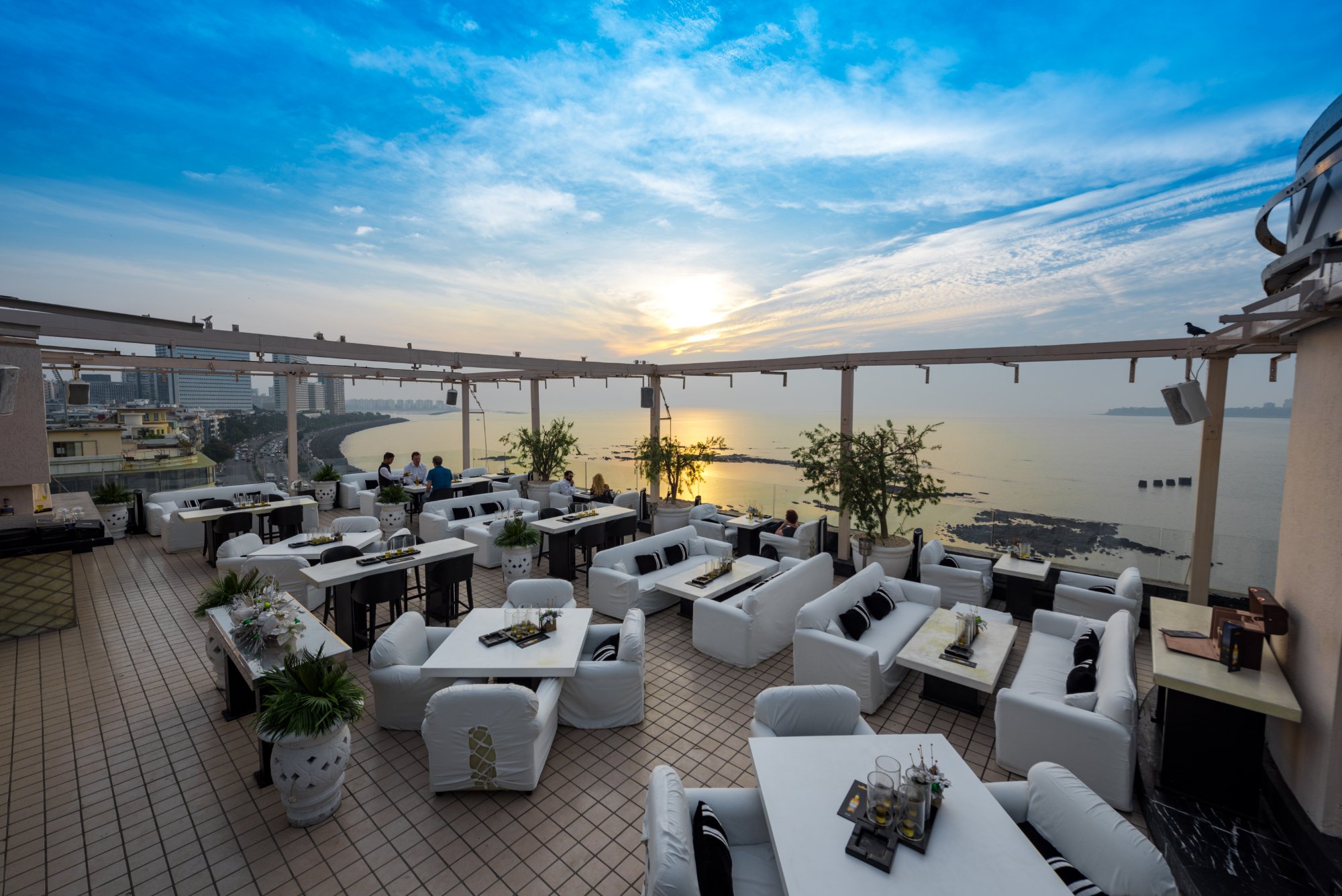 Mumbai rooftop bar atmosphere