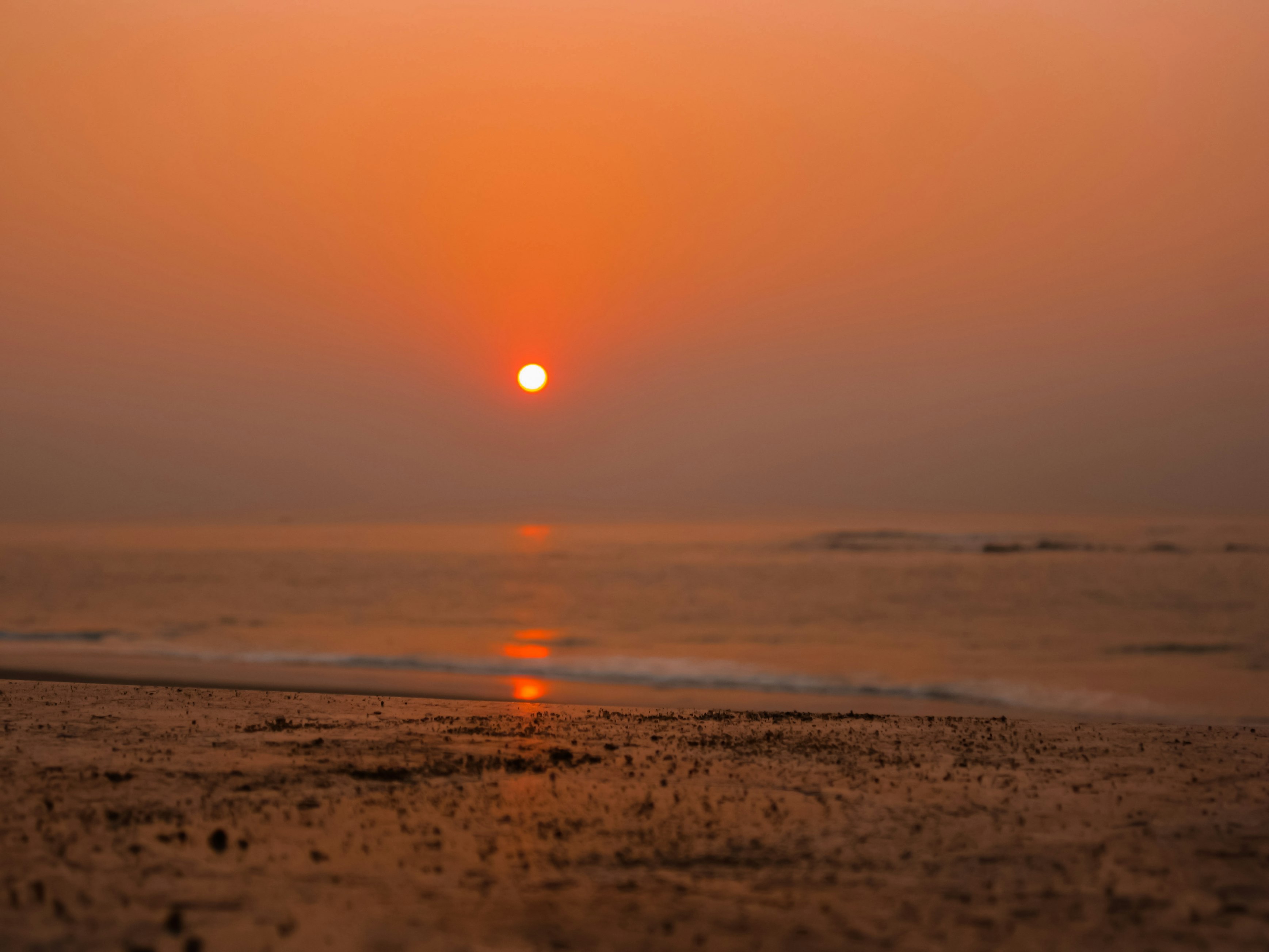 Sunset view at Vizag’s Rushikonda Beach